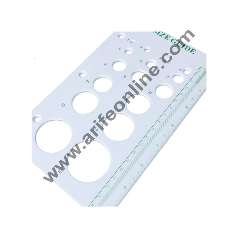 Cake Decor Plastic Fondant Tool Paste Size Guide Cake Decorating Gum Paste Tool