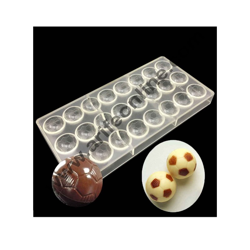 Cake Decor Polycarbonate Football Design Chocolate Mould,Plastic Mould