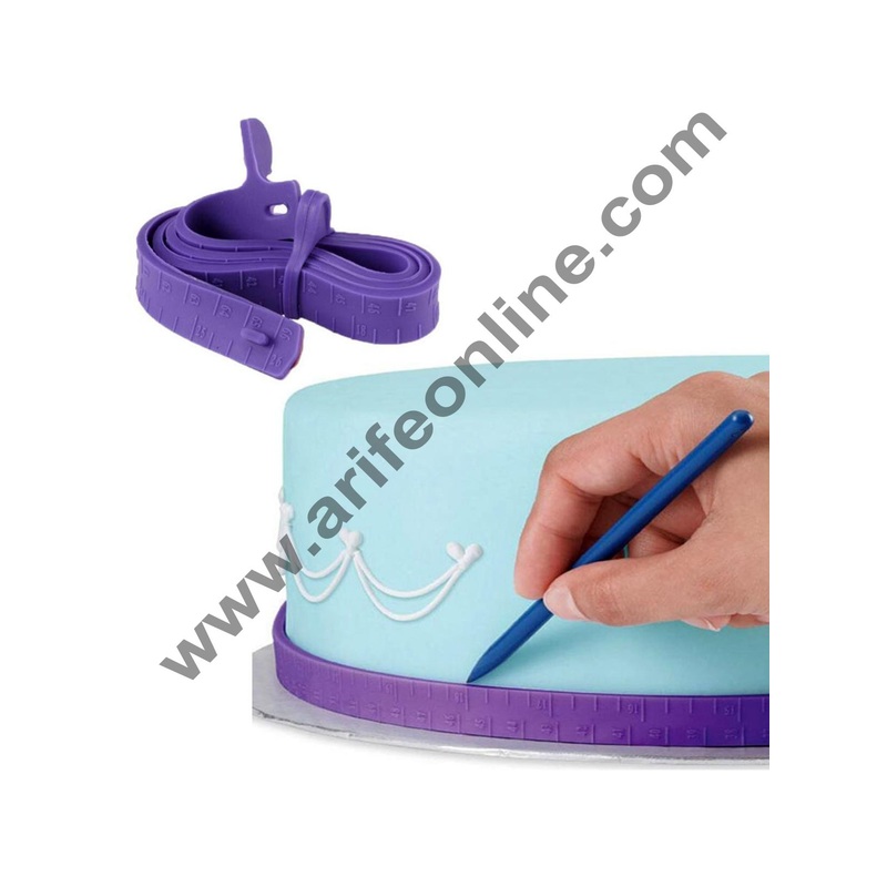 Cake Decor Silicone Fondant Cake Measuring Tape Measuring Ruler Cake Baking Tools Ruler