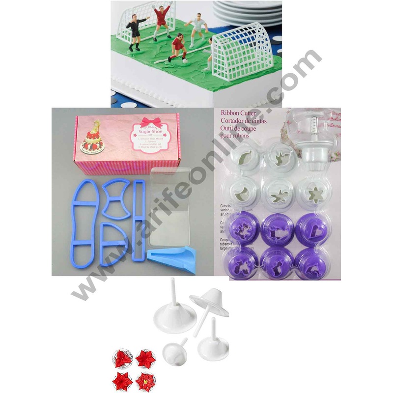 Fondant Cakes Decoration Tools Combo with Football Toys