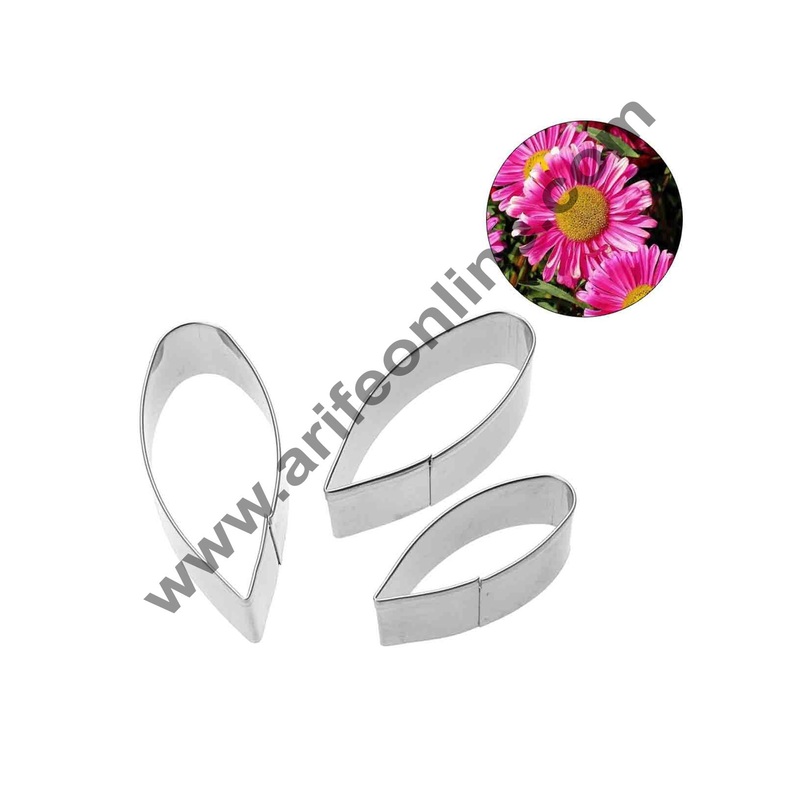 Cake Decor 3 Pcs Sunflower Petals Cutter Bakeware Mould Biscuit Mould Set Sugar Arts Fondant Cake Decoration Tools