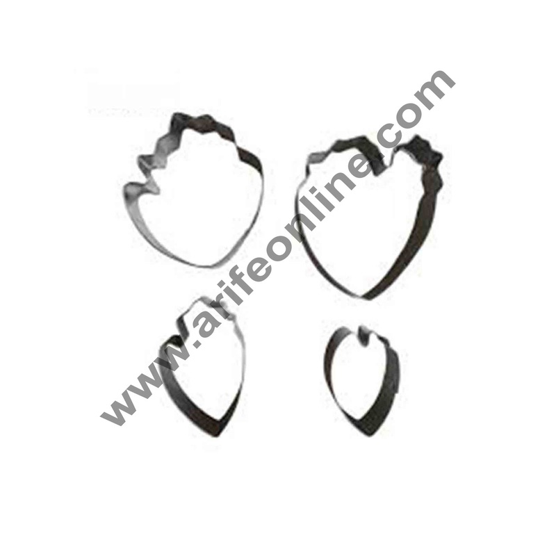 Cake Decor 4 Pcs New Peony Shape Cookie Cutter Bakeware Mould Biscuit Mould Set Sugar Arts Fondant Cake Decoration Tools