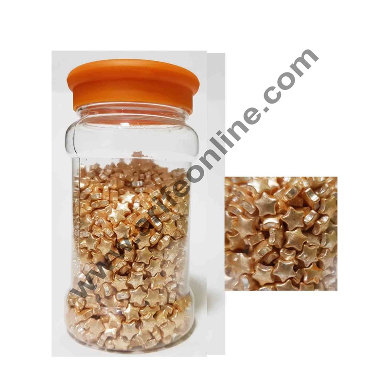 Cake Decor Golden Star Sugar Candy