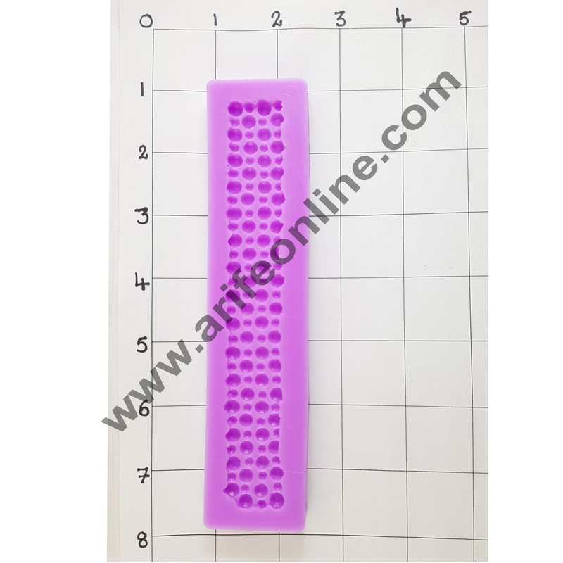 Cake Decor Silicon 1Pcs Strings Bubbles Design Shape Fondant Clay Marzipan Cake Decoration Mould