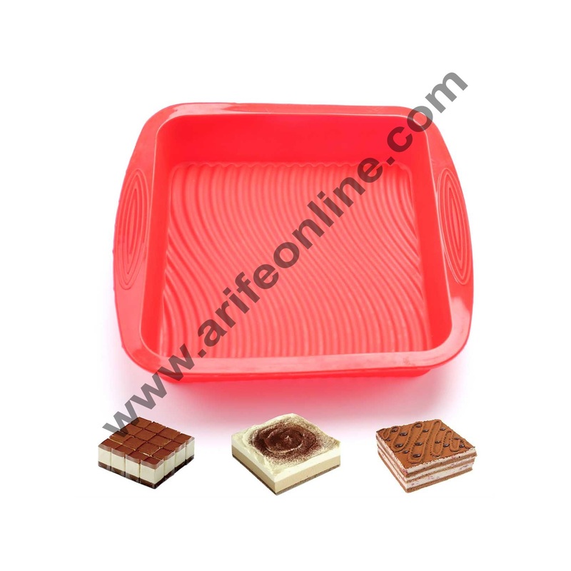 Cake Decor Silicon Bakeware Big Square Shape Cake Mould