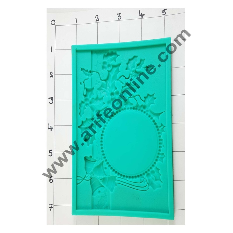 Cake Decor Silicon Christmas Design Border Effect Fondant Clay Marzipan Cake Decoration Mould