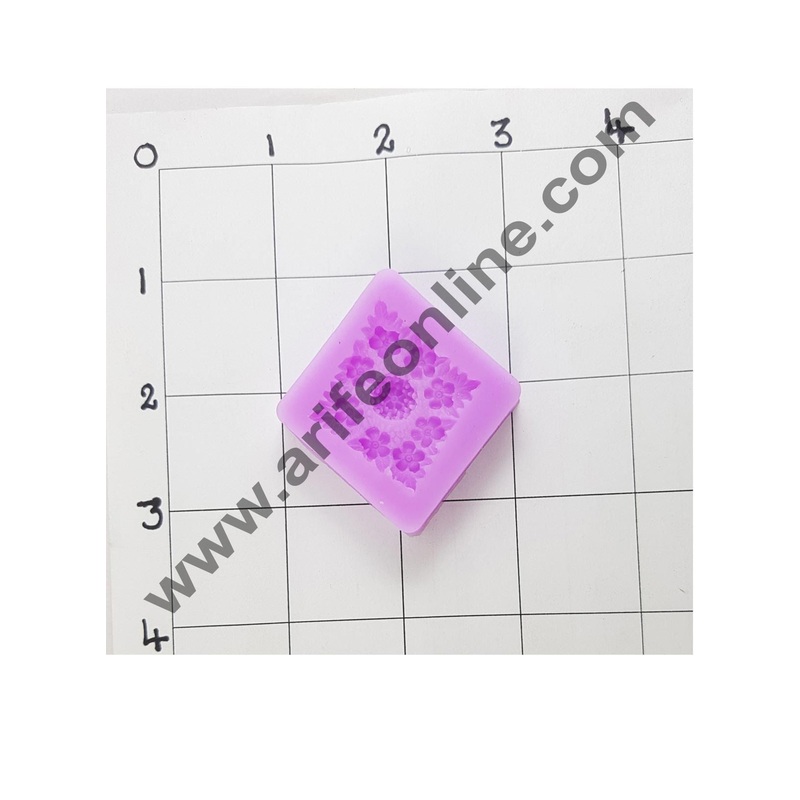 Cake Decor Silicon Small Garden Flowers Sahpe Fondant Clay Marzipan Cake Decoration Mould