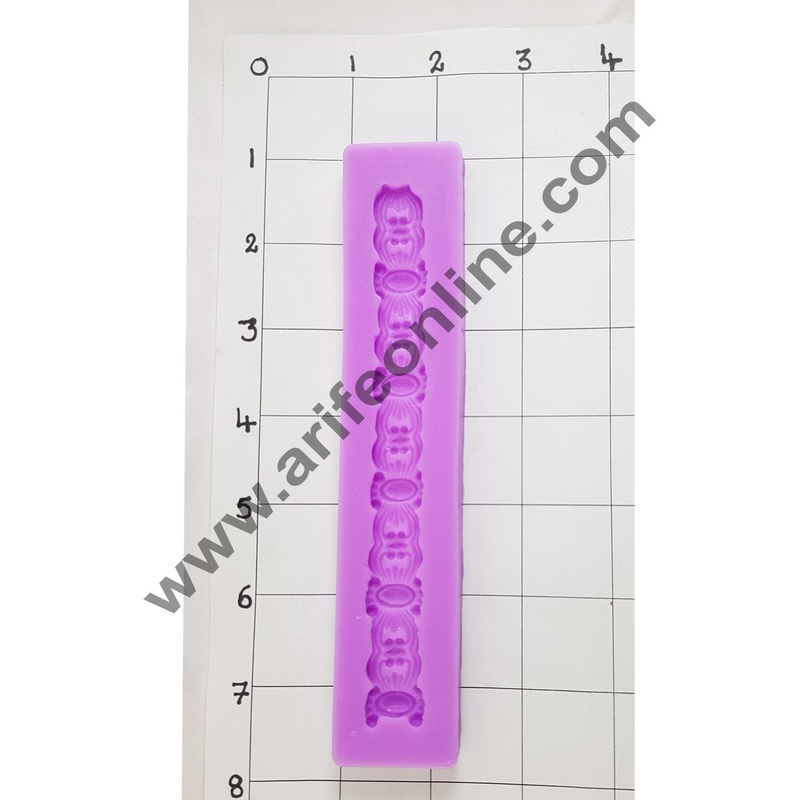 Cake Decor Silicon String Lace Shape Design Fondant Clay Marzipan Cake Decoration Mould