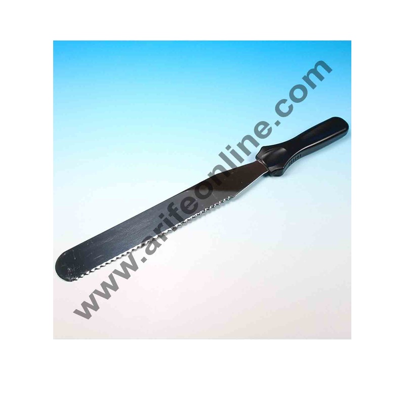 Cake Decor Straight Spatula Serrated Knife,Combo Cake Pallate Knife