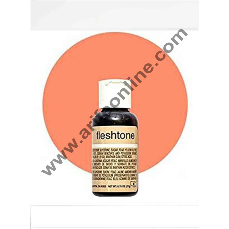 Chefmaster Liqua-Gel Fleshtone.70 oz Food Color (20g)