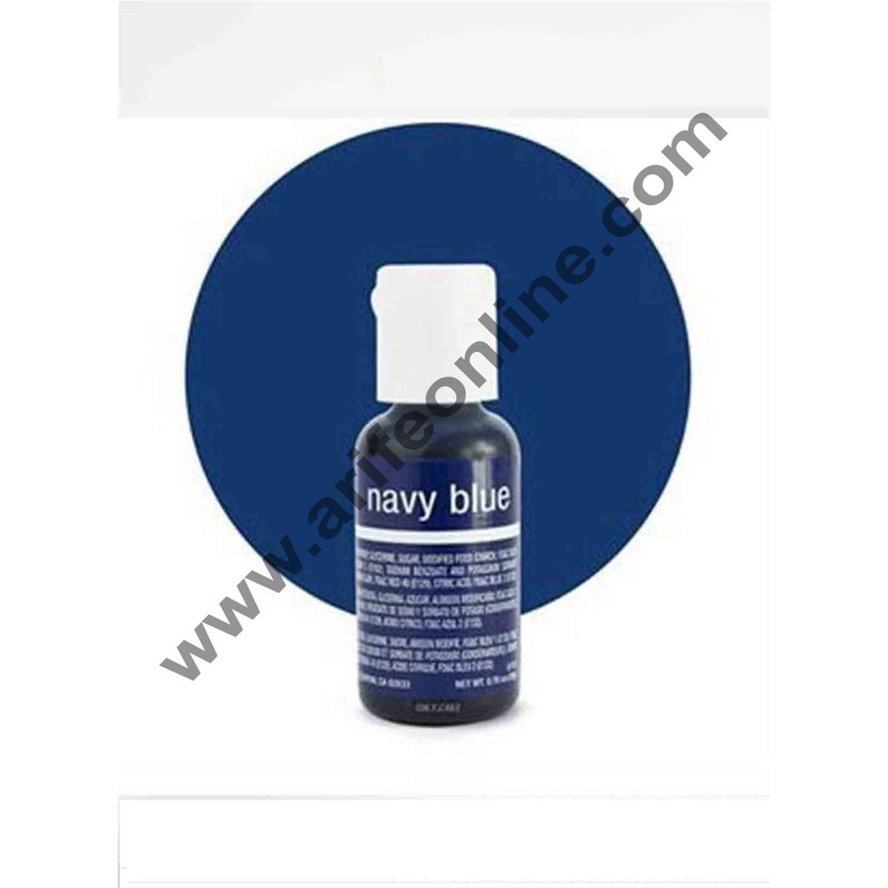 ChefMaster Liqua-Gel Navy Blue .70 oz Food Color (20g)
