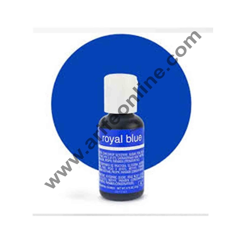 Chefmaster Liqua-Gel Royal Blue .70 oz Food Color (20g)