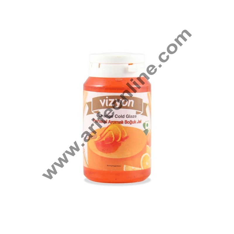 Vizyon Orange Cold Glaze, 200gm
