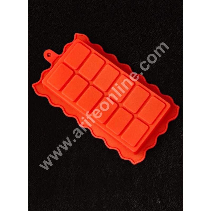 1 Cavity 12 Box Design Kunafa Chocolate Bar Silicone Mould | Pistachio Kunafa Chocolate Bar Mould | CAKE DECOR