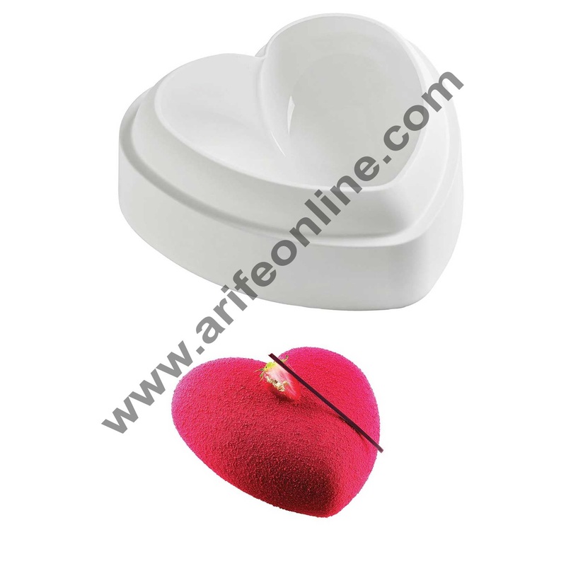 Cake Decor Silicon Small Rounded Heart Design Cake Mould Mousse Cake Mould Silicon Moulds