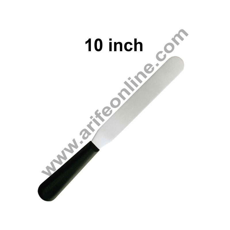 Cake Decor Stainless Steel Cake Palette Knife Icing Spatula - 10 inch/ 1 Piece
