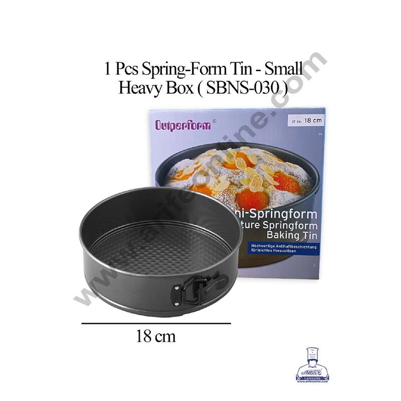 Cake Decor Teflon Round Cheese Cake Mould Nonstick Cake Mould Removable Cake Mould 0.5 Kg