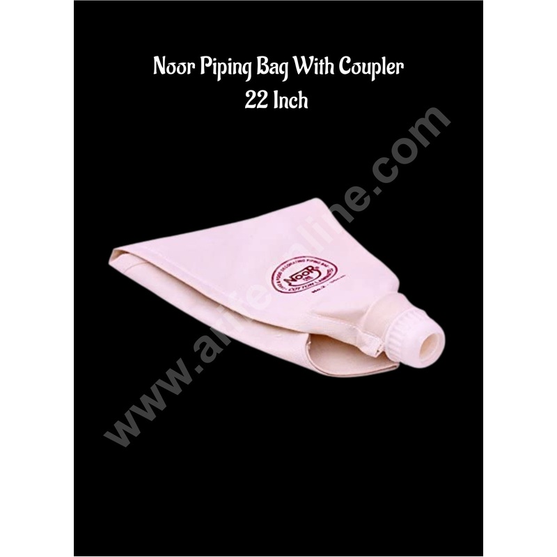 CAKE DECOR Noor Premium Icing Piping Bag with Coupler (22 inch) - 1 Piece