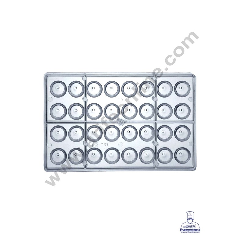 FineDecor 32 Cavity Polycarbonate Chocolate Mold - ( YBS-057 )