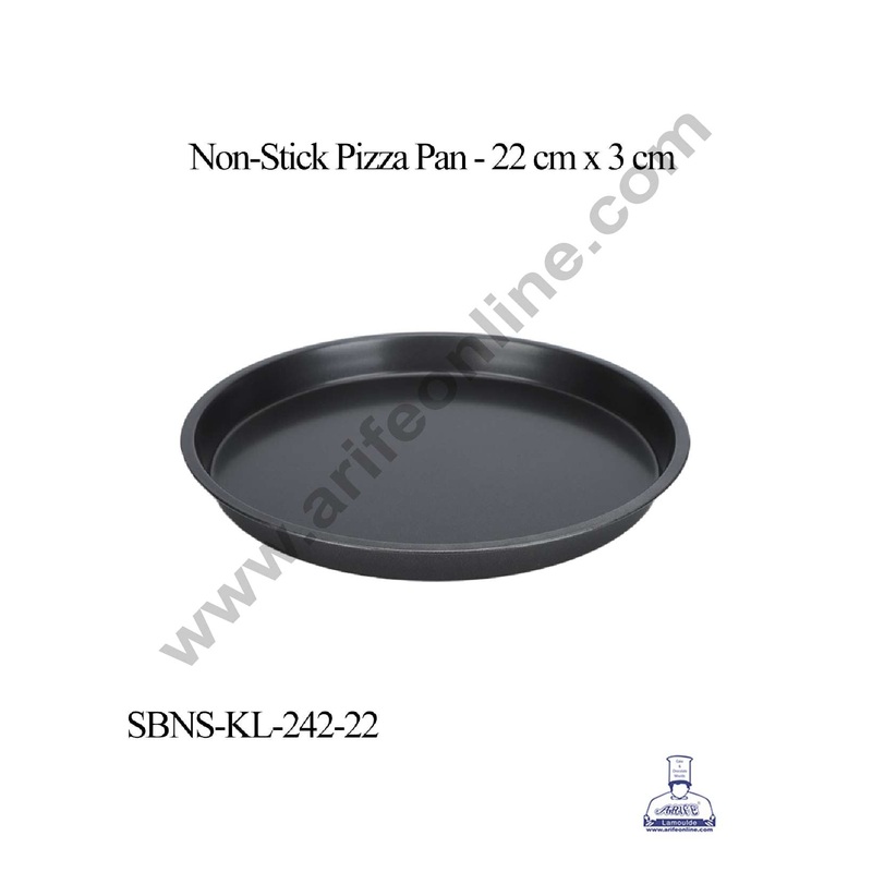 CAKE DECOR Non Stick Pizza Pan 22 cm x 3 cm (SBNS-KL-242-22)