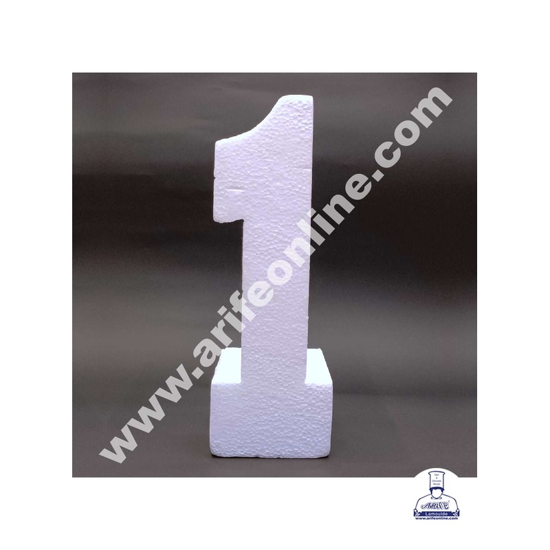 CAKE DECOR One Number 4 Inch Cake Dummy - 1 Piece