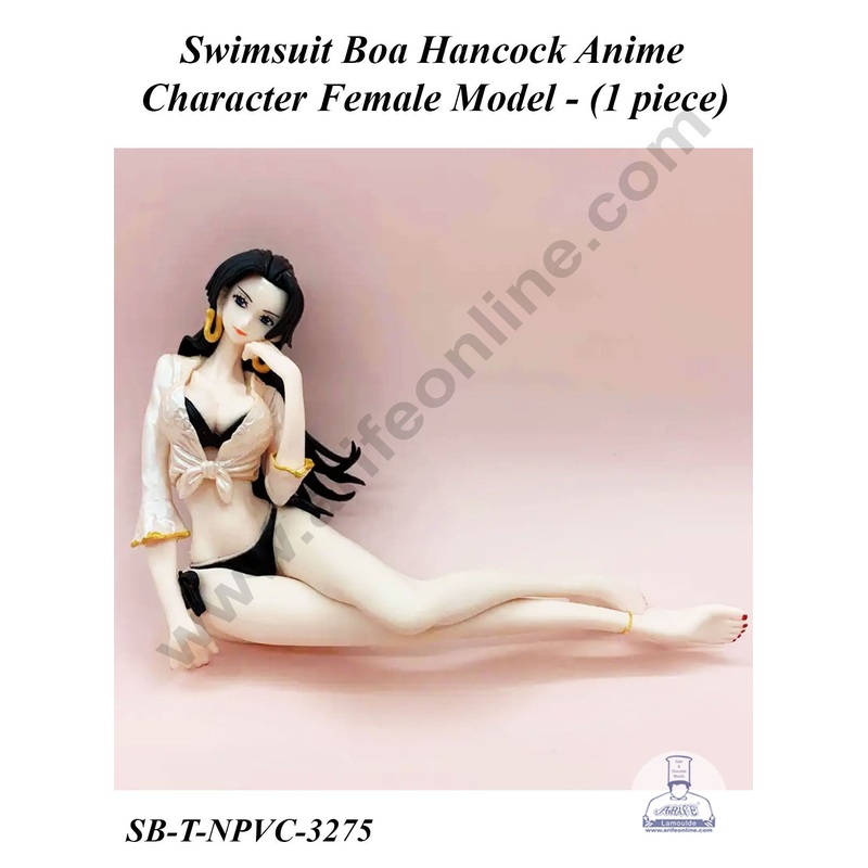 CAKE DECOR 1 Piece Swimsuit Boa Hancock Anime Character Female Model(SB-T-NPVC-3275)