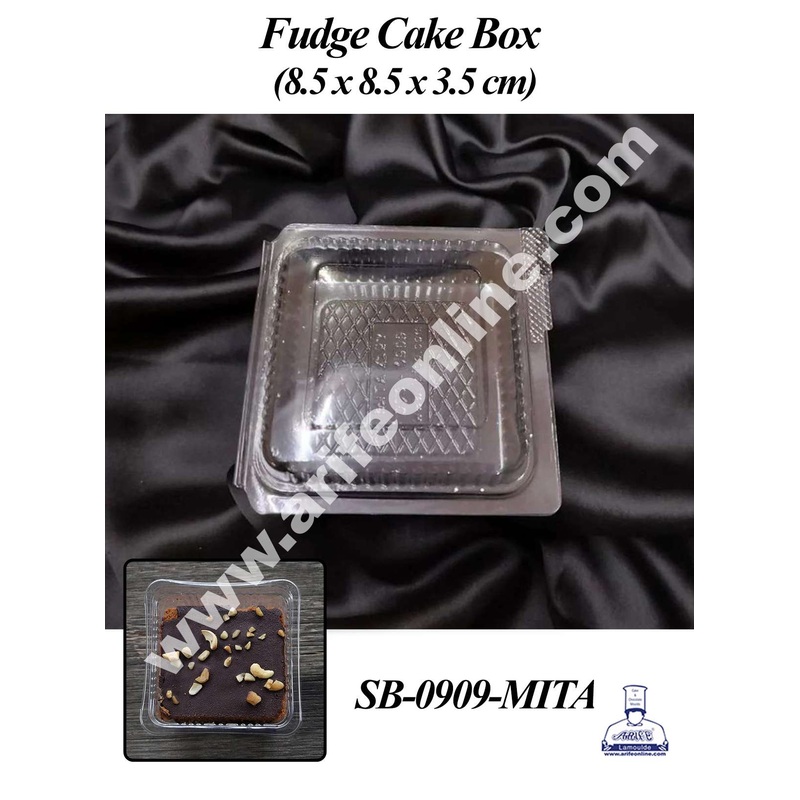 CAKE DECOR PVC 1 Mini Fudge Box | Brownie Box | Mini Dessert Package - (5 Pcs Pack)CAKE DECOR PVC 1 Mini Fudge Box | Brownie Box | Mini Dessert Package - (5 Pcs Pack)