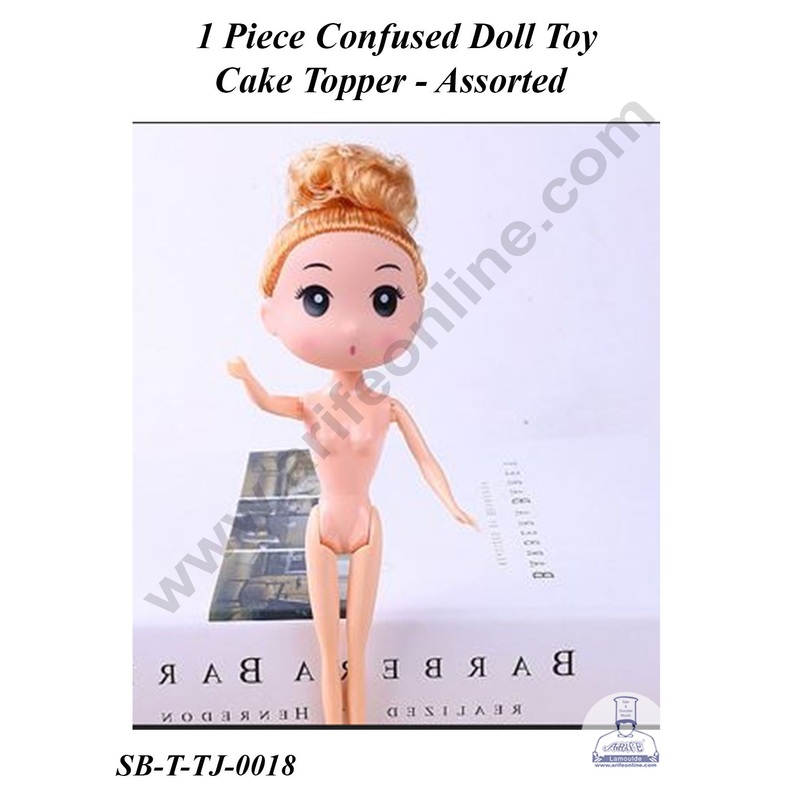 CAKE DECOR 1 Piece Confused Doll Toy Cake Topper - Assorted (SB-T-TJ-0018)