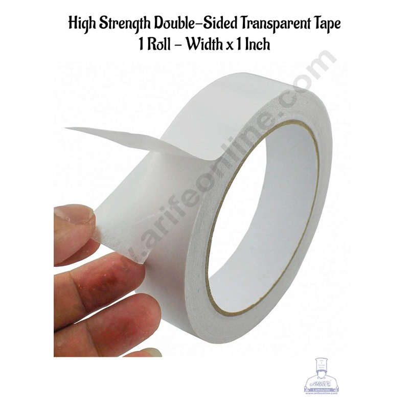 CAKE DECOR 1 Roll sparHigh Strength Double-Sided Tranent Adhesive Tape - Width x 1 Inch