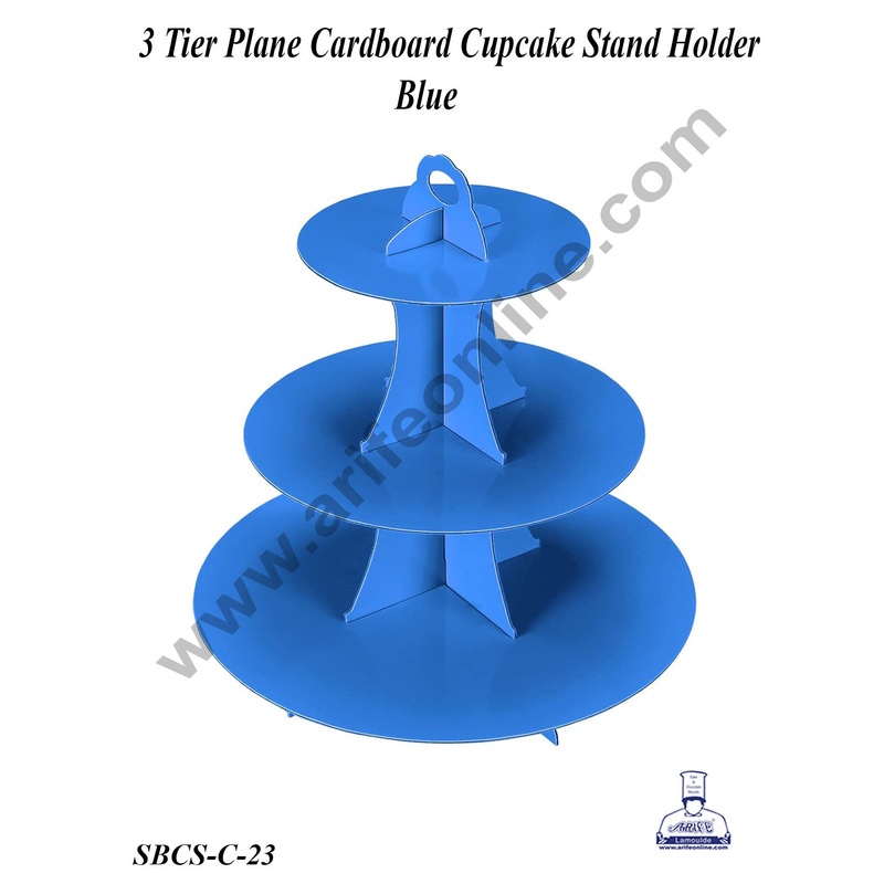 Cake Decor 3 Tier Plane Cardboard Cupcake Stand Holder