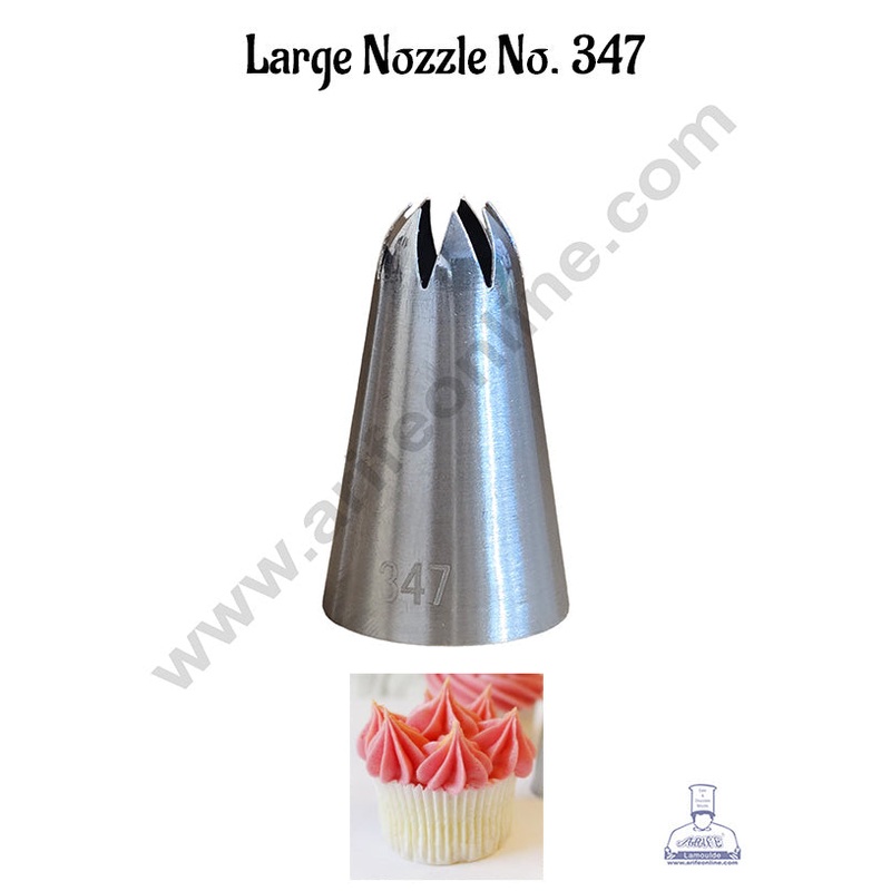 Cake Decor Large Nozzle - No. 347 Piping Nozzle