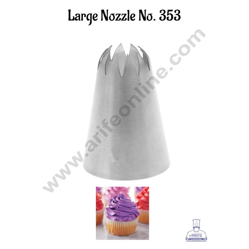 Cake Decor Large Nozzle - No. 353 Piping Nozzle