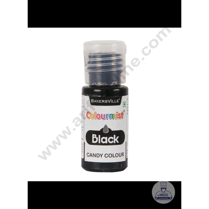Colourmist Oil Candy Color Oil Based for Chocolate Black - 20G
