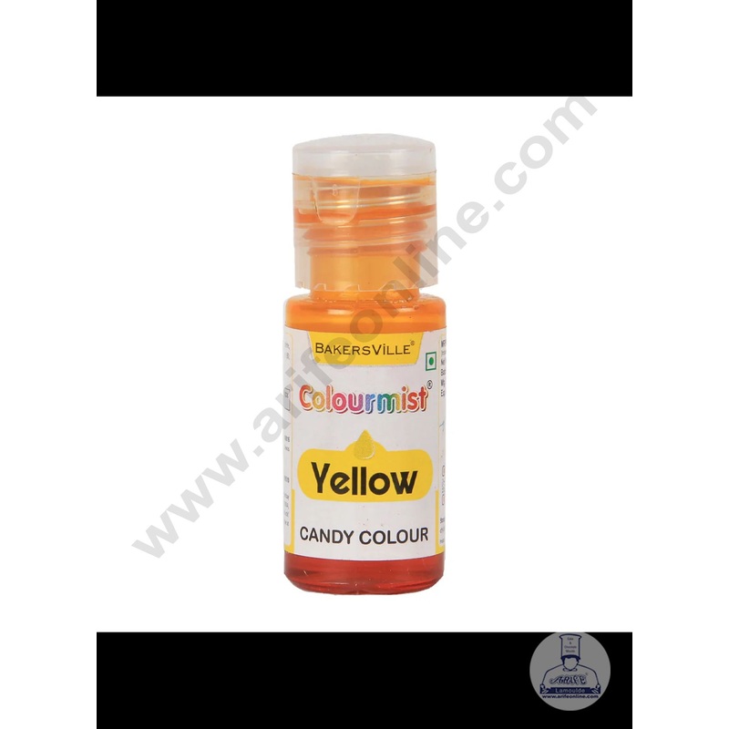 Colourmist Oil Candy Color Oil Based for Chocolate Yellow - 20G