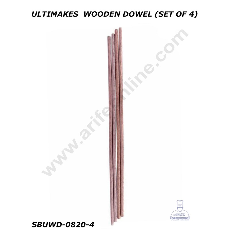 Ultimakes 4 Pcs Wooden Dowel 20 inch Tall