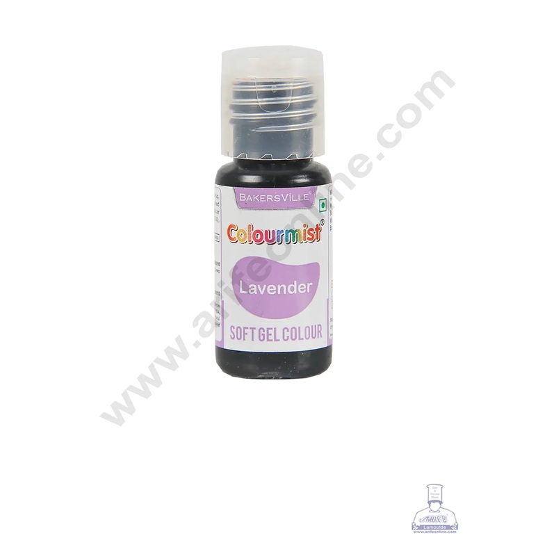 Colourmist Soft Gel Paste Food Color Lavender 20g | Edible Gel Colour For Fondant