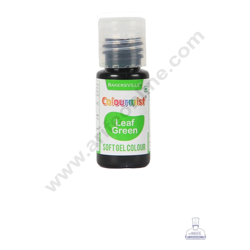 Colourmist Soft Gel Paste Food Color Leaf Green 20g | Edible Gel Colour For Fondant