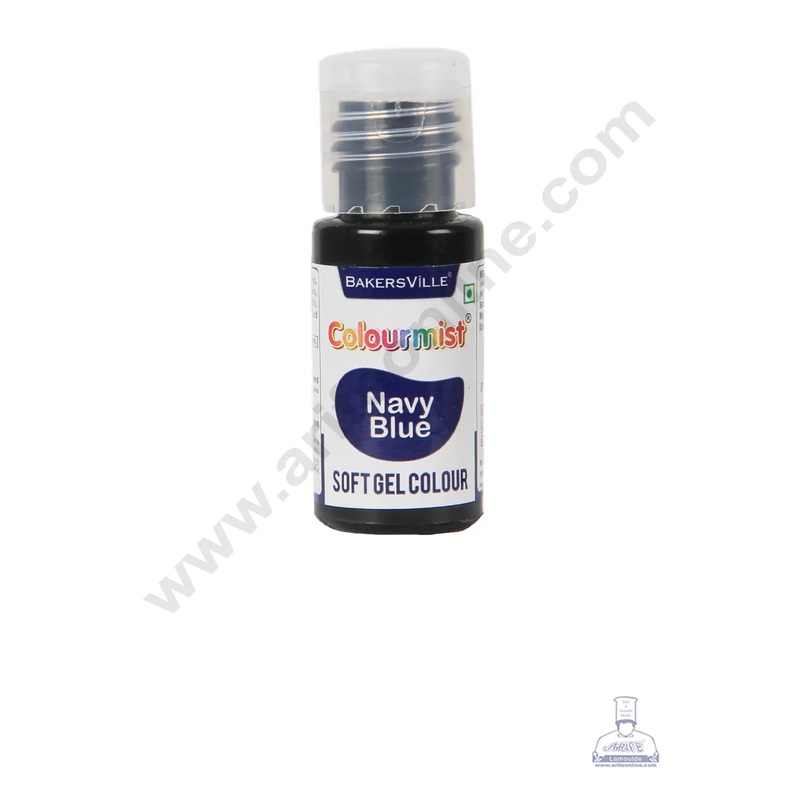 Colourmist Soft Gel Paste Food Color Navy Blue 20g | Edible Gel Colour For Fondant