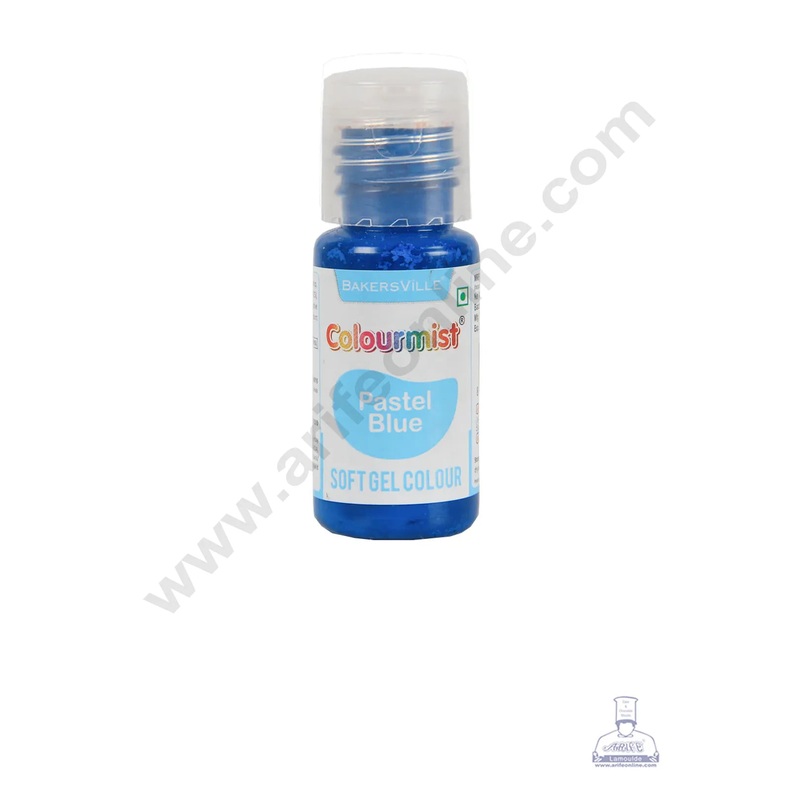 Colourmist Soft Gel Paste Food Color Pastel Blue 20g | Edible Gel Colour For Fondant