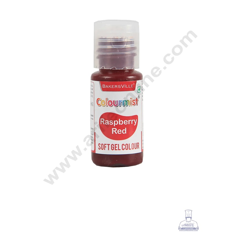 Colourmist Soft Gel Paste Food Color Respberry Red  20g | Edible Gel Colour For Fondant