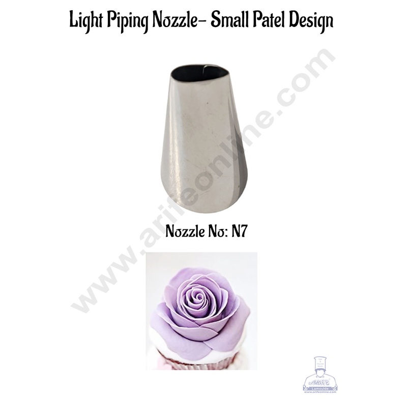 CAKE DECOR  Light Piping Nozzle No. N7- Small Patel Design