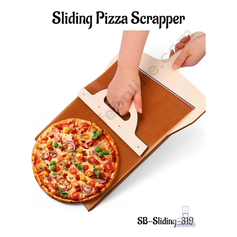 CAKE DECOR Sliding Pizza Cake Sliding Scrapper, That Transfers Pizza Perfectly | Pizza Board| Pizza Transfer Slider Pizza