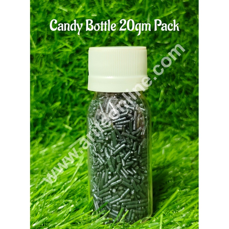CAKE DECOR Sugar Candy - Vermicelli Black Color Sprinkles and Candy- 20 gm