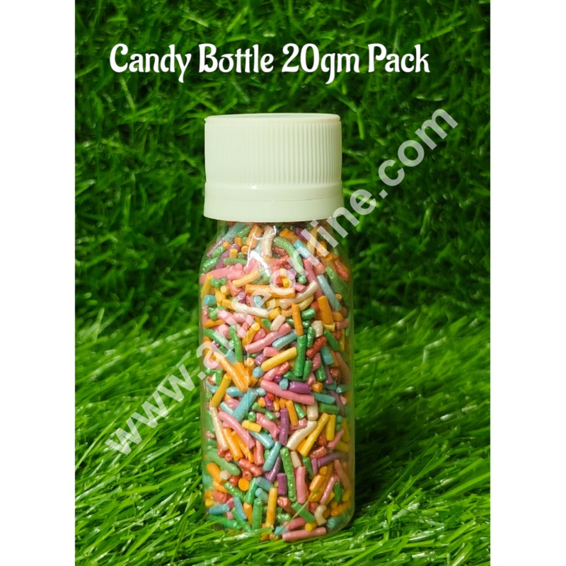 CAKE DECOR Sugar Candy - Vermicelli Multi Color Sprinkles and Candy- 20 gm