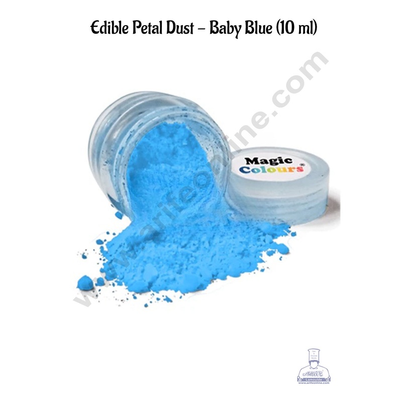 Magic Colours Edible Petal Dust - Baby Blue (10 ml)