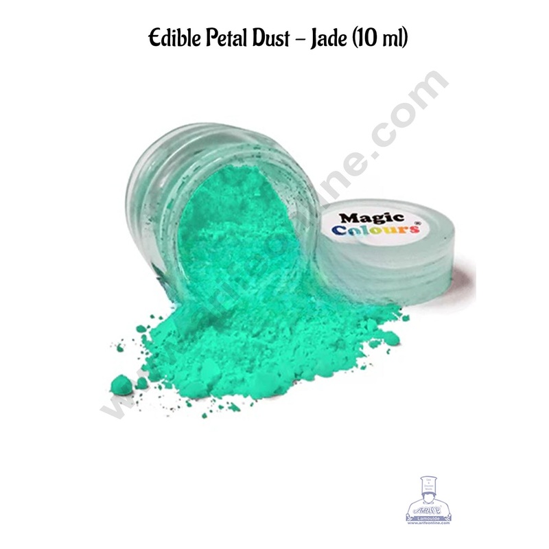 Magic Colours Edible Petal Dust - Jade (10 ml)