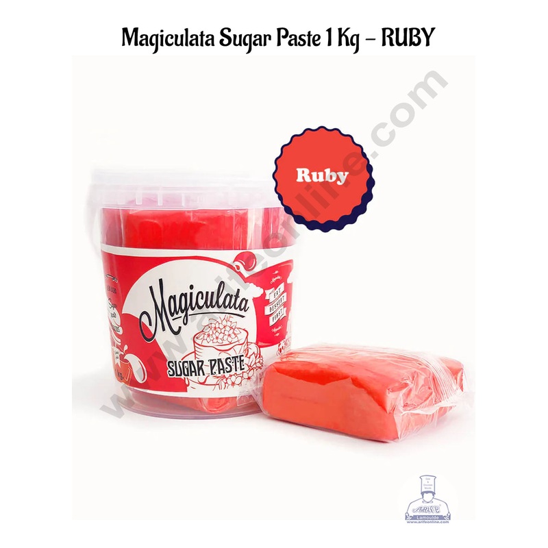 Magiculata Sugar Paste 1 Kg - Ruby