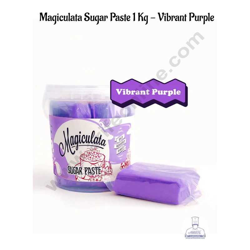 Magiculata Sugar Paste 1 Kg -Vibrant Purple