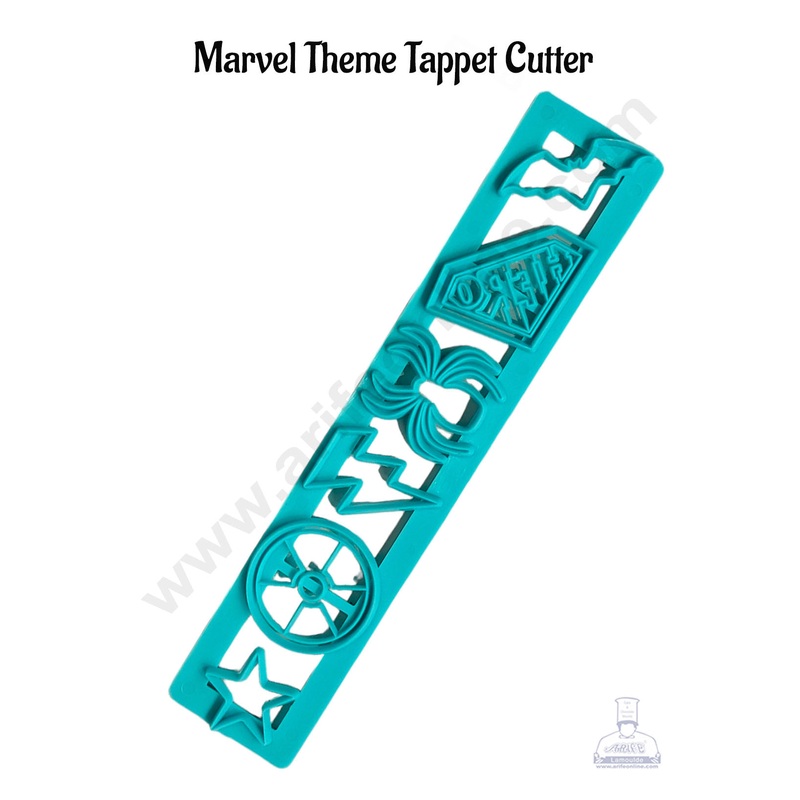 CAKE DECOR 1 Piece Marvel Theme Tappet Cutter Plastic | Fondant Cutter | Gumpaste Cutter