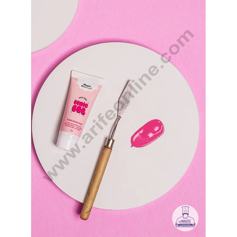 Magic Colours Genie Gel - Spectral Tube Food Colours Bubblegum Pink (25g)